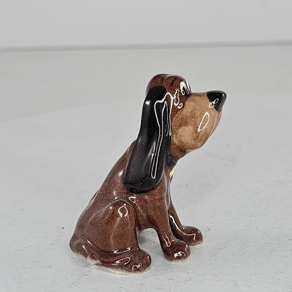 Hagen Renaker DIsney Trusty Lady And The Tramp Bloodhound Figurine *Repaired - Picture 2 of 9